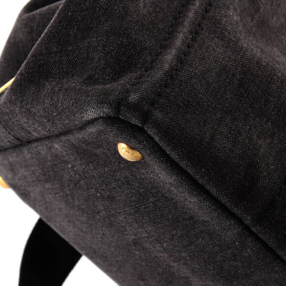 Prada Canapa Convertible Tote Denim #174636P55B - Picture 7 of 9